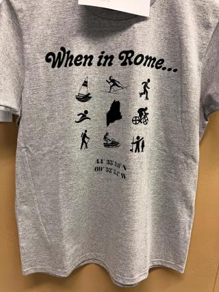 Rome Tshirt black print